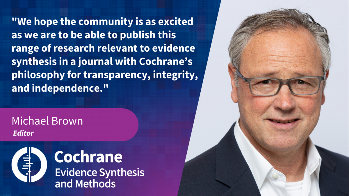 Журнал открытого доступа Cochrane Evidence Synthesis and Methods принимает заявки